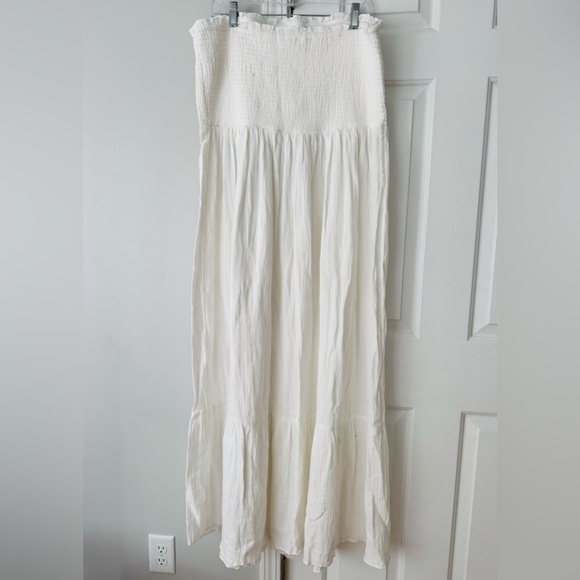 Anthropologie The Marisol Smocked Gauze Maxi Dress, Size XL - Picture 8 of 10